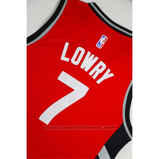 Maglia Toronto Raptors Kyle Lowry #7 Rosso